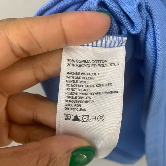 Tommy Bahama IslandZone Blue Polo Shirt Men’s Medium Performance Golf Casual - Picture 4 of 8